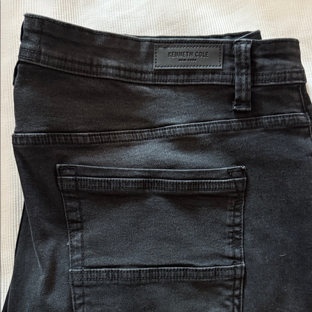 Kenneth Cole Charcoal Denim Pants